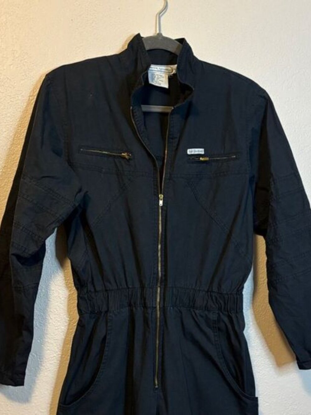 Saint Germain Paris cotton coverall jumpsuit dark gray